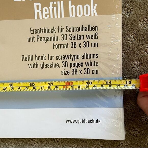 Goldbuch Refill Pad for Screw Type Albums with Glassine Cover NWT - Picture 9 of 9